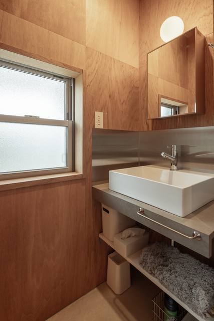 Washbasin inside the house